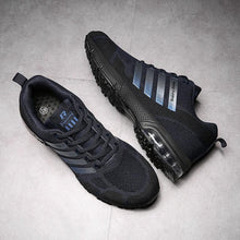 Load image into Gallery viewer, Running Mens Sport Elegant Sneakers Air Cushion Sneakers Lace Up Low Top Jogging Shoes Man Athletic Footwear Breathable Comfortable Athletic Running Sneakers
