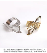 Load image into Gallery viewer, Angel's Wing Curtain Strap Modern Simple Curtain Clip Without Punching And Installation Of Metal Decorative Curtain Buckle Curtain Tiebacks Clips For Window Drapes Holdbacks Decorative Sheer Curtain Tiebacks For Girl' Room
