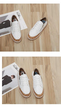 将图片加载到图库查看器，New Popular Womens Shoes Colorful Beautiful Flower Printing Shoes Lace-up Flat Women's Casual Womens Sneakers High-Quality Women's White Sports Casual Couple Shoes Summer Trainers Walking Sneakers
