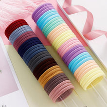 将图片加载到图库查看器，1Set 4cm Girls Cute Colorful Elastic Hair Bands Children Lovely Ponytail Holder Scrunchies Hair Ties Headbands Fashion Hairgrips Accessories For Party
