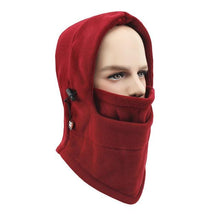 将图片加载到图库查看器，Sally Face Mask Full Face Mask Fleece Cap Balaclava Neck Warmer Hood Winter Sports Ski Men Women Tactical Mask Men Mask Sun Balaclava Shawl Women Winter Hat Soft Knitted Hooded Neck Collar Cap Beanie Hat Warm Scarf Unisex Bonnet Hooded Scarf Hat
