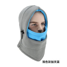 将图片加载到图库查看器，Sally Face Mask Full Face Mask Fleece Cap Balaclava Neck Warmer Hood Winter Sports Ski Men Women Tactical Mask Men Mask Sun Balaclava Shawl Women Winter Hat Soft Knitted Hooded Neck Collar Cap Beanie Hat Warm Scarf Unisex Bonnet Hooded Scarf Hat
