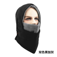 将图片加载到图库查看器，Sally Face Mask Full Face Mask Fleece Cap Balaclava Neck Warmer Hood Winter Sports Ski Men Women Tactical Mask Men Mask Sun Balaclava Shawl Women Winter Hat Soft Knitted Hooded Neck Collar Cap Beanie Hat Warm Scarf Unisex Bonnet Hooded Scarf Hat
