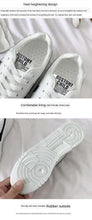 Load image into Gallery viewer, Fashion Flats Womans Sneakers Casual Breathable Vulcanized Shoes Lace Up Woman Comfort Walking White Round Head Platform Casual Sports Cute Fashion Walking School Sneakers
