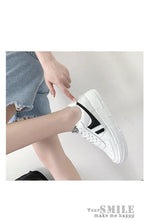 Load image into Gallery viewer, Fashion Flats Womans Sneakers Casual Breathable Vulcanized Shoes Lace Up Woman Comfort Walking White Round Head Platform Casual Sports Cute Fashion Walking School Sneakers
