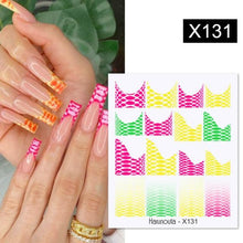 将图片加载到图库查看器，Spring Simple Green Theme Water Decal Sticker Flower Leaf Tree Summer Slider For Manicuring Nail Art Watermarks Art Decoration Manicure Tools Nail Watermark Decals iridescent Decoration Nail Self-Adhesive Decals Nail Stickers Water Transfer Fresh Nail
