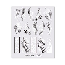 将图片加载到图库查看器，Cool Geometrics Pattern Water Decals Stickers Flower Leaves Slider For Nails Spring Summer Nail Art Decoration Tattoos Women Nail Art Stickers Water Transfer Decals Design Nail Art Supplies Manicure Acrylic Nail Foil Stencils Decorations
