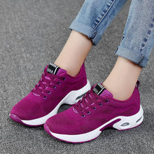 Load image into Gallery viewer, Fashion Womens Sneakers Air Cushion Soft Bottom Running Shoes Outdoor Mesh Breathable Tennis Shoes Comfortable Women Casual Shoes Trainers Running Shoes
