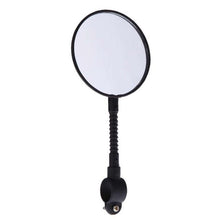 Load image into Gallery viewer, Bicycle Handlebar Rearview Mirror Portable Universal Adjustable Bike Rearview Mirror Wide-Angle Convex Mirror Rear View Safe Mirrors Adjustable Rotatable Handlebars Mounted Plastic Convex Mirror For Mountain

