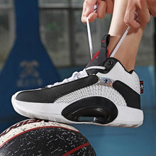 将图片加载到图库查看器，Men's Casual Breathable Comfortable Cushioned Soft Professional Sports Basketball Shoes Outdoor Street Sports Shoes Lightning Professional Anti Slip Sports Shoes For Running Walking
