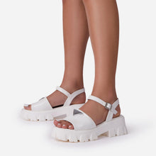将图片加载到图库查看器，Platform Women's Sandals Summer Fashion Women Beach Classic Sandal Comfortable Beach  Pool Platforms Sandals With Buckle Open Toe Ankle Strap Thick-Soled Casual Women's Shoes
