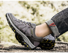 Load image into Gallery viewer, Mens Womens Travel Shoes New Non-Slip Wear-Resistant Climbing Sport Shoes Fashion Outdoor Walking Shoes Comfortable Low Cut Hiking Shoes Wide Breathable Slip Resistant Shoes
