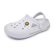 Load image into Gallery viewer, Women Sandals Summer Hole Shoes Rubber Clogs Garden Shoes Black Beach Flat Sandals Garden Shoes Sandals Lightweight Slip On Classic Adjustable Outdoor Walking Clogs
