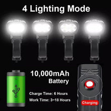 Load image into Gallery viewer, Bicycle Light Powerful USB Rechargeable Flashlight Waterproof Road Bike Lights Lantern Front Cycling Headlight Bicycle Lights Super Bright 3 LED Bike Ultra Bright Lights For Night Riding
