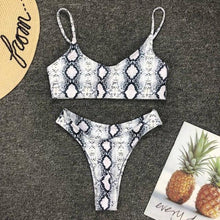 Load image into Gallery viewer, Neon Yellow Green Swimsuit Women Push Up Padded Micro Bikini Summer Beach Bathing Suit Beach Swimwear  Women's Scoop Neck Cut Out Front Lace Up Back High Cut One Piece Swimsuit

