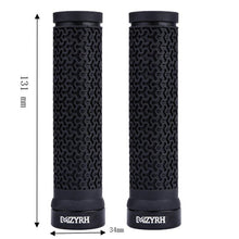 将图片加载到图库查看器，Shock Absorption Mountain Road Cycling Bike Bicycle Handlebar Cover Grips Smooth Soft Rubber Anti-slip Handle Grip Lock Bar End Premium Bike Handlebar Grips Single Lock-on Bike Grips Professional Mountain Bicycle Handlebar Locking Grips
