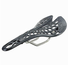 将图片加载到图库查看器，Lightweight Bicycle Front Seat Mat Bike Saddle Bicycle Seat Cushion Pad Breathable Soft Spider Web Saddle Cycling Bicycle Hollow Seat Saddle Comfy Ultra Light Mountain Bike Road Bicycle Saddle
