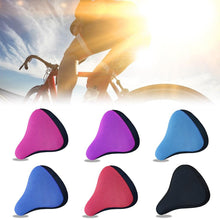 Load image into Gallery viewer, Bicycle Comfort Seat Saddle Cover 3D Soft Breathable Bike Saddle Cushion Cover Mesh Fabric Cycling Seat Saddle Cover For Comfort Saddles Cover Fit For Exercise Outdoor Bikes With Water Resistant Cover
