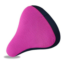 Load image into Gallery viewer, Bicycle Comfort Seat Saddle Cover 3D Soft Breathable Bike Saddle Cushion Cover Mesh Fabric Cycling Seat Saddle Cover For Comfort Saddles Cover Fit For Exercise Outdoor Bikes With Water Resistant Cover
