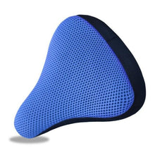 Load image into Gallery viewer, Bicycle Comfort Seat Saddle Cover 3D Soft Breathable Bike Saddle Cushion Cover Mesh Fabric Cycling Seat Saddle Cover For Comfort Saddles Cover Fit For Exercise Outdoor Bikes With Water Resistant Cover
