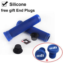 将图片加载到图库查看器，Silicone Bicycle Grips Road Bike Handlebar Grip With Rubber Handle Bar End Plug Bicycle Silicone Foam Grips Memory Foam Technology And Ergonomic Design Anti-Slip Shockproof And Weather Resistant Bicycle Handles
