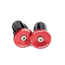 将图片加载到图库查看器，Mini Lightweight Lock Mountain Bicycle Grip Handlebar End Cap Handle Bar Grips End Plugs Mountain Bike Road Bicycle One Pair Bike Handlebar End Plugs Aluminum Alloy Expansion Handlebar Grips Cap
