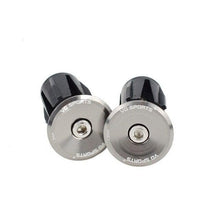 将图片加载到图库查看器，Mini Lightweight Lock Mountain Bicycle Grip Handlebar End Cap Handle Bar Grips End Plugs Mountain Bike Road Bicycle One Pair Bike Handlebar End Plugs Aluminum Alloy Expansion Handlebar Grips Cap
