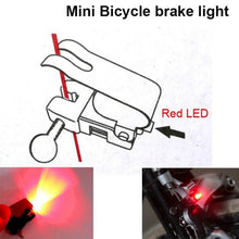 将图片加载到图库查看器，Bicycle Brake Light Outdoor Biking Hiking Travel Signal Led Bicycle Lights Waterproof Bike Brake Safe Indicator Light Led V Shaped Durable Bicycle Brake Light Accessories Suitable For Cycling Lighting
