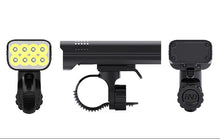 Load image into Gallery viewer, 10000mAh Bicycle Front Light Bicycle 8 LED Front Bike Light Headlight Bike Accessories USB Rechargeable Bicycle Headlight With IP65 Waterproof Lighting Modes Bicycle Light Fits For Bike All Road Bicycle
