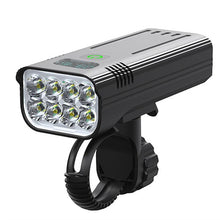 Load image into Gallery viewer, 10000mAh Bicycle Front Light Bicycle 8 LED Front Bike Light Headlight Bike Accessories USB Rechargeable Bicycle Headlight With IP65 Waterproof Lighting Modes Bicycle Light Fits For Bike All Road Bicycle
