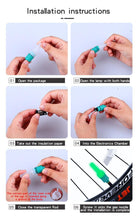 将图片加载到图库查看器，1PCS New Bike Spoke Light Mini Plastic LED Bicycle Wheel Spoke Light Flash Modes Waterproof LED Bicycle Spoke Light Changes Patterns Fashion Bicycle Rim Lights For Bike
