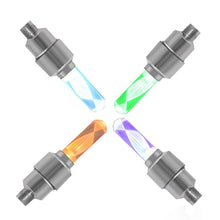 Load image into Gallery viewer, LED Neon Bike Wheel Tire Light Valve Dust Cap Spoke Light For Bicycle Cycling Warning Light Bicycle Flash Cap Light Bike Tire Wheel Valve Cap For Front And Rear Wheel Bicycle Motorcycle Tire Colorful Design
