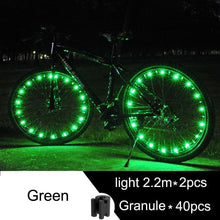 Load image into Gallery viewer, Waterproof LED Bike Wheel Light  Bicycle Spoke Light Bicycle Tire Light Strips Cycling Safety Warning Lamp Bike Wheel Lights  Safety Warning Tire Strip Light For Night Riding Glow Light Fun Safety Light Bike Accessories For Kids
