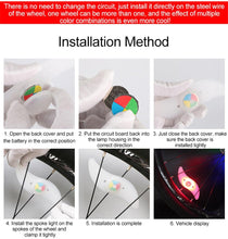 将图片加载到图库查看器，Waterproof Bicycle Spoke Light Willow Shape LED Bike Wheel Light Outdoor Cycling Lights LED Bicycle Spoke Light Visibility Safety Bike Light Outdoor Bicycle Tire Safety Light Bike Spoke Decorations
