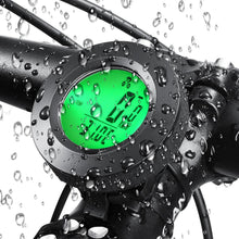Load image into Gallery viewer, Modern Bike Wireless Bicycle Computer Speedometer Waterproof Cycling Luminous Sport Computer Odometer Auto Sleep Multi-Functions With Round LCD Backlight Display Calories And Fat Burn Counter For Outdoor Fitness
