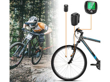 Load image into Gallery viewer, Bike Computer Wireless Waterproof Bicycle Computer 16 Functions Speed Cycle Speedometer Waterproof Wireless Bicycle Bike Computer And Cycling Odometer With Multi-Function LCD Backlight Display
