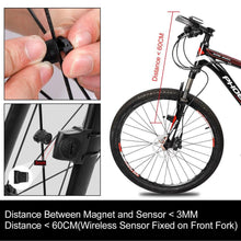将图片加载到图库查看器，Bicycle Computer Road Bike Table Light Wired Wireless Waterproof Luminous Speedometer Waterproof Cycling Odometer Smart Sensor Auto Wake-Up Multi-Function Bicycle Speed Tracker With LCD Backlight Display
