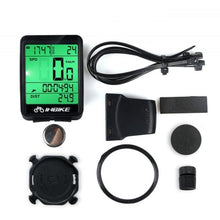 将图片加载到图库查看器，LCD Bike Code Meter Wired Wireless Mountain Bike Speedometer Bicycle Odometer Cycling Multifunctional And Waterproof Smart Backlight HD Digital LCD Big Display Auto Power Off And Wake-up Speedometer
