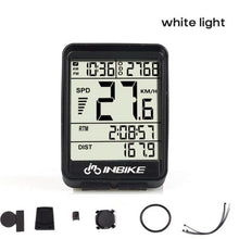 将图片加载到图库查看器，LCD Bike Code Meter Wired Wireless Mountain Bike Speedometer Bicycle Odometer Cycling Multifunctional And Waterproof Smart Backlight HD Digital LCD Big Display Auto Power Off And Wake-up Speedometer
