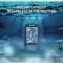 将图片加载到图库查看器，Waterproof Bike Computer GPS Cycling Computer Navigation Speedometer Wireless Bicycle Speedometer Odometer With LCD Display Waterproof Tracker Fits All Bikes Electric Bike
