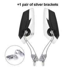 Load image into Gallery viewer, Adjustable Electric Scooter Mirrors Bicycle Rear View Mirrors Adjustable HD Clear Glass Handlebar Mounting Mirrors Universal Adjustable Rotatable Safe Handlebar Bike Rear View Mirror
