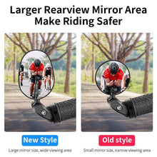 Load image into Gallery viewer, Bicycle Rearview Mirror Rotation Adjustable Rear View Road Wide Range Back Bicycle Handlebar Mirror HD Wide Angle Bicycle Rear View Mirrors Adjustable Rotation Handlebar Convex Mirror For Bike Cycling

