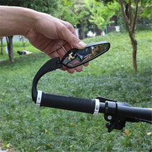 Load image into Gallery viewer, Bicycle Rear View Mirror Bike Cycling Clear Wide Range Back Sight Reflector Adjustable Left Right Mirror Accessories New Bike Mirror Blast resistant Adjustable Bike Rearview Mirror With Large Lens Bicycle Mirrors For Handlebars
