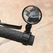 Load image into Gallery viewer, Bike Electric Scooter Rear View Mirror Bicycle Large View Convex Mirror Retro Reflector Modification  Rearview Mirror Scooter Adjustable Rear View Glass Bicycle Mirror Reflector Compatible For Bike
