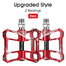 将图片加载到图库查看器，3 Bearings Bicycle Pedals Ultralight Anti-Slip Road Pedal Cycling Sealed Bearing Bike Pedals Accessories Bearings Pedals For Bicycle Lightweight Bicycle Pedals Of Road Bikes
