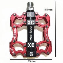 将图片加载到图库查看器，Bicycle Pedals Sealed 2 Bearing Cleats Pegs Road Mountain Bike Pedal Aluminum Alloy Anti-slip Cycling Parts Mountain Bike Pedals Bicycle Flat Pedals Aluminum Sealed Bearing Lightweight Platform For Road Mountain
