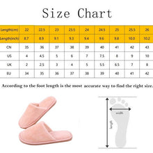 将图片加载到图库查看器，Simple Solid Soft Plush Slippers For Men And Women Winter Warm Indoor Non-slip Slippers Shoes Comfortable Memory Foam Slippers For Women's And Men's Casual House Shoes

