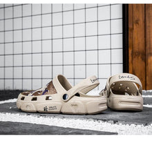 将图片加载到图库查看器，Men Sandals Summer Camouflage Hole Shoes Garden Shoes Outdoor Non-slip Beach Shoes Flat Sandals Home Slippers Unisex Garden Clogs Shoes Slippers Sandals For Mens
