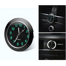 Load image into Gallery viewer, Car Clock Ornament Auto Watch Decoration Automobiles  Car Dashboard Clock Cars Air Vent Clip Quartz Clocks Mini Luminous Quartz Analog Watch Universal Pocket Stick-On Clock Perfect Interior Dashboard Time Display Digital Pointer Clock In Car Accessories
