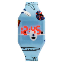 Load image into Gallery viewer, Simple Cartoon Digital Watches For Kids Student LED Display Cute Design Children Girls LED Digital Waterproof Electronic Clock Kids Student Flamingo Digital Sport Watch For Boys Girls Kid
